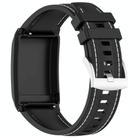 For WHOOP 4.0 Composite Type Nylon Braided Silicone Watch Band(Black) - 3