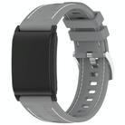 For WHOOP 4.0 Composite Type Nylon Braided Silicone Watch Band(Gray) - 1