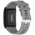 For WHOOP 4.0 Composite Type Nylon Braided Silicone Watch Band(Gray) - 2