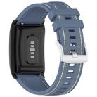 For WHOOP 4.0 Composite Type Nylon Braided Silicone Watch Band(Pato Blue) - 2