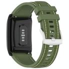For WHOOP 4.0 Composite Type Nylon Braided Silicone Watch Band(Spruce Green) - 2