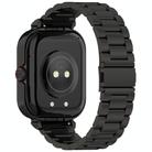 For vivo Watch GT Watch Frame Integrated Three Beads Stainless Steel Watch Band(Black) - 2