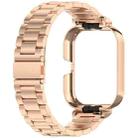 For vivo Watch GT Watch Frame Integrated Three Beads Stainless Steel Watch Band(Rose Gold) - 3