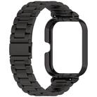 For vivo iQOO Watch GT Watch Frame Integrated Three Beads Stainless Steel Watch Band(Black) - 3