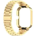 For vivo iQOO Watch GT Watch Frame Integrated Three Beads Stainless Steel Watch Band(Gold) - 3