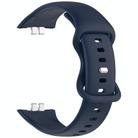 For Honor ROSSINI 2i Solid Color Butterfly Buckle Silicone Watch Band(Midnight Blue) - 3