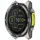 For Garmin Tactix 8 Solar 51mm Compete Speed Style Stainless Steel Metal Watch Protective Ring(Black White) - 2