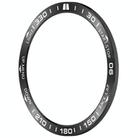 For Garmin Tactix 8 Solar 51mm Compete Speed Style Stainless Steel Metal Watch Protective Ring(Black White) - 3