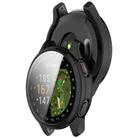 For Garmin Approach S50 Electroplated TPU Full Coverage Watch Protective Case(Black) - 3