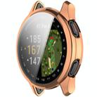 For Garmin Approach S50 Electroplated TPU Full Coverage Watch Protective Case(Rose Gold) - 2