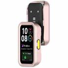 For Huawei Band 10 / 10 NFC / 9 / 9 NFC Half Coverage Hollow PC Watch Protective Case(Pink Green) - 3