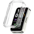 For Huawei Band 10 / 10 NFC / 9 / 9 NFC Half Coverage Hollow PC Watch Protective Case(Transparency) - 1