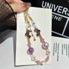 Heidi Beads Star Pendant Mobile Phone Chain(Purple) - 1