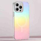 For iPhone 15 Pro Max Frosted Color-plated Gradient MagSafe Phone Case(Color Plating) - 1