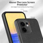 For OPPO Reno13 F Vintage Leather PC Back Cover Phone Case(Black) - 3