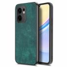 For OPPO Reno13 F Vintage Leather PC Back Cover Phone Case(Green) - 1