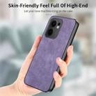 For OPPO Reno13 F Vintage Leather PC Back Cover Phone Case(Purple) - 2