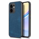 For OPPO Reno13 F Vintage Leather PC Back Cover Phone Case(Blue) - 1