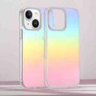 For iPhone 14 Frosted Color-plated Gradient Phone Case(Color Plating) - 1