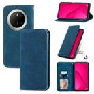 For Huawei Mate 70 Retro Skin Feel Magnetic Flip Leather Phone Case(Blue) - 1