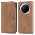 For Huawei Mate 70 Retro Skin Feel Magnetic Flip Leather Phone Case(Brown) - 2