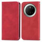 For Huawei Mate 70 Retro Skin Feel Magnetic Flip Leather Phone Case(Red) - 2