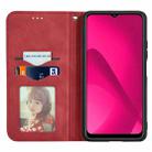 For Huawei Mate 70 Pro Retro Skin Feel Magnetic Flip Leather Phone Case(Red) - 3