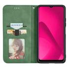 For Huawei Mate 70 Pro+ Retro Skin Feel Magnetic Flip Leather Phone Case(Green) - 3