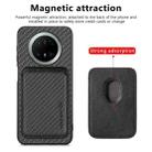 For Huawei Mate 70 Pro+ Carbon Fiber Leather Card Magsafe Phone Case(Black) - 2