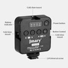 JMARY FM-59R Dimmable Video Recording Mini Fill Light with 3 Cold Shoe Mounts - 3