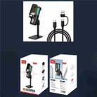 JMARY MC-PW13 360 Degree Rotating RGB Light Desktop Microphone - 3