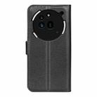 For Nothing Phone 3a Pro Litchi Texture Horizontal Flip Leather Phone Case with Holder(Black) - 3