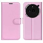 For Nothing Phone 3a Pro Litchi Texture Horizontal Flip Leather Phone Case with Holder(Pink) - 1