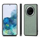 For Huawei Mate 70 Carbon Fiber Texture Leather Back Cover Phone Case(Green) - 2
