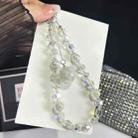 Cloud Glow-In-The-Dark Bead Pendant Mobile Phone Chain(White) - 1