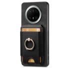 For Huawei Mate 70 Pro+ Retro Splitable Magnetic Stand Card Bag Leather Phone Case(Black) - 2