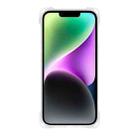 For iPhone 14 Kalebol 1.5mm Thickened Four-Corner Shockproof TPU Phone Case(Transparent) - 3