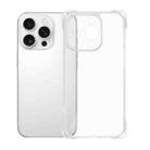 For iPhone 14 Pro Kalebol 1.5mm Thickened Four-Corner Shockproof TPU Phone Case(Transparent) - 1