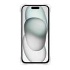 For iPhone 15 Kalebol 1.5mm Thickened Four-Corner Shockproof TPU Phone Case(Transparent) - 3