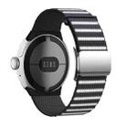 For Google Pixel Watch 1 / 2 / 3 41mm Magnetic Buckle Reflective Nylon Watch Band(Black) - 1
