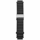 For Google Pixel Watch 1 / 2 / 3 41mm Magnetic Buckle Reflective Nylon Watch Band(Black) - 2