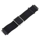For Google Pixel Watch 1 / 2 / 3 41mm Magnetic Buckle Reflective Nylon Watch Band(Black) - 3