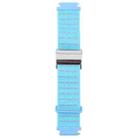 For Google Pixel Watch 1 / 2 / 3 41mm Magnetic Buckle Reflective Nylon Watch Band(Blue) - 2