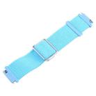 For Google Pixel Watch 1 / 2 / 3 41mm Magnetic Buckle Reflective Nylon Watch Band(Blue) - 3