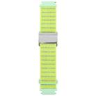 For Google Pixel Watch 1 / 2 / 3 41mm Magnetic Buckle Reflective Nylon Watch Band(Green) - 2