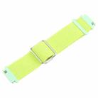 For Google Pixel Watch 1 / 2 / 3 41mm Magnetic Buckle Reflective Nylon Watch Band(Green) - 3