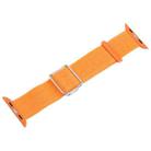 For Apple Watch 46mm / 49mm / 45mm / 44mm Magnetic Buckle Reflective Nylon Watch Band(Orange) - 3