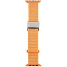 For Apple Watch 42mm / 41mm / 40mm / 38mm Magnetic Buckle Reflective Nylon Watch Band(Orange) - 2