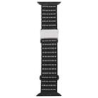 For Apple Watch 42mm / 41mm / 40mm / 38mm Magnetic Buckle Reflective Nylon Watch Band(Black) - 2