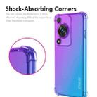 For Huawei nova Y72 / Y72S / Enjoy 70 ENKAY Hat-Prince Gradient Airbag TPU Phone Case(Purple Blue) - 2